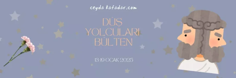 Düş yolcuları bülteni 3. hafta kapağı