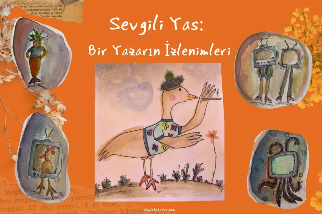 yazarın çizimlerinden yas temalı bir koleksiyon