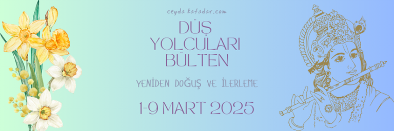 Mart: Yeniden Doğuş ve İlerleme başlığının olduğu mavi zeminli bir görsel